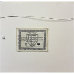 Limited edition ‘Batman Lightning’ Batman Animated Series framed print, signed by the voice actors, limited edition no 28/500, H77cm including frame