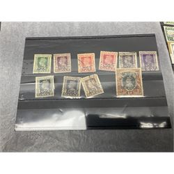 Stamps including St Helena, Fiji, Southern Rhodesia, Malaya, Bermuda, Queen Victoria and later Ceylon, various Universal Postal Union 1949 etc, housed in six albums/folders