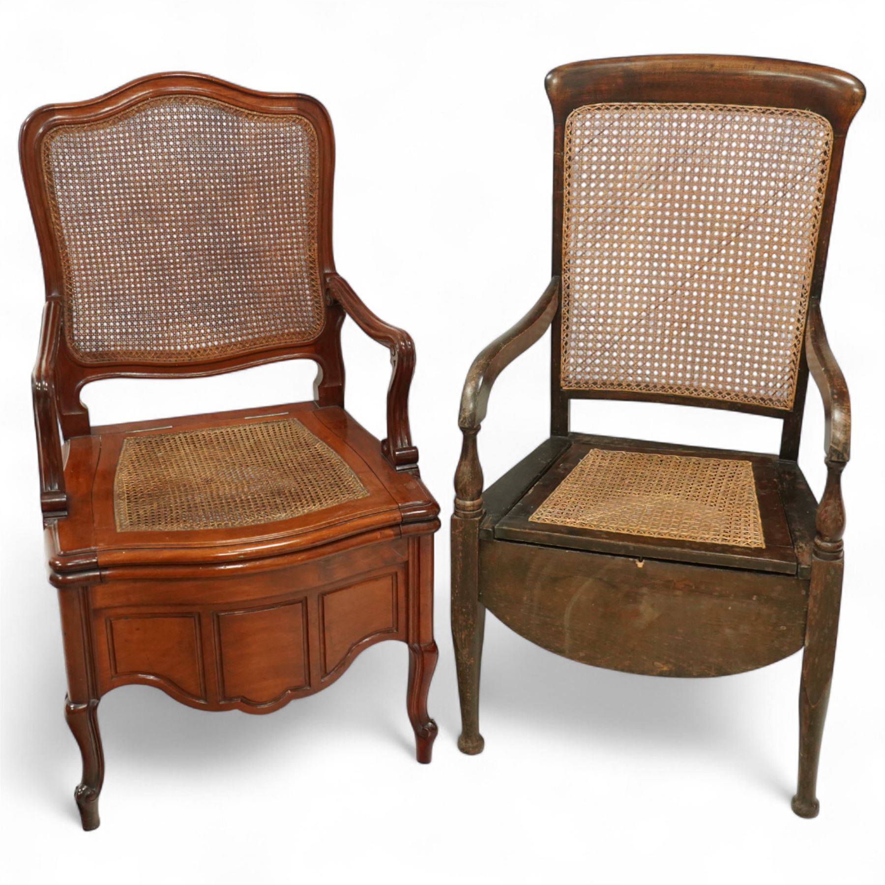 Commode Chaoirs Example *Two mahogany commode chairs | Antique & Revival Furniture | 156914