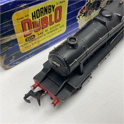 Hornby Dublo - 3-rail Class 8F 2-8-0 locomotive No.48094 in BR black with instructions; in original box