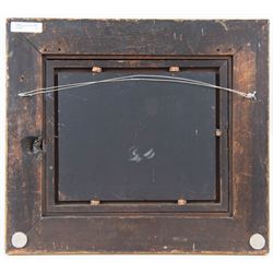 After Samuel Henry Alken (British 1810-1894): The Steeplechase - Clearing a Hedge, oil on panel signed with monogram SA and dated 1863, 22cm x 27cm 