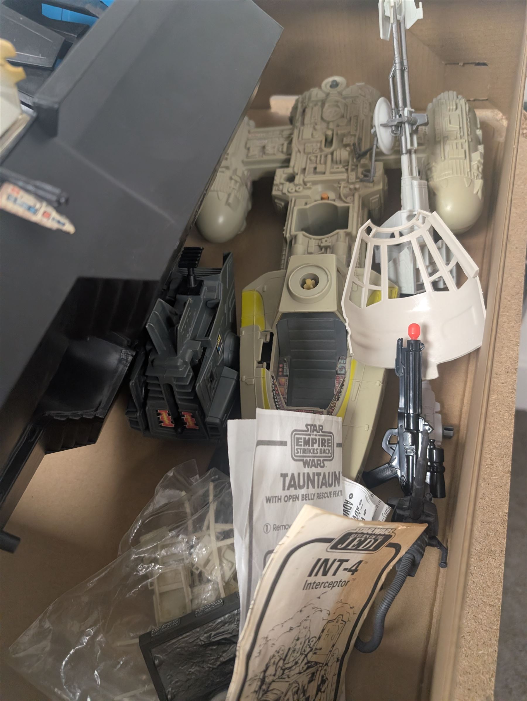 Kenner Millennium Falcon and Darth Vader's Star Destroyer