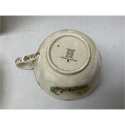 Collection of Copeland Spode hunting scenes dinner wares, after J. F. Herring, to include dinner plates, side plates, graduated serving platters, lidded box etc, together with Spode's Byron breakfast cup and saucer, all with printed marks beneath (29)