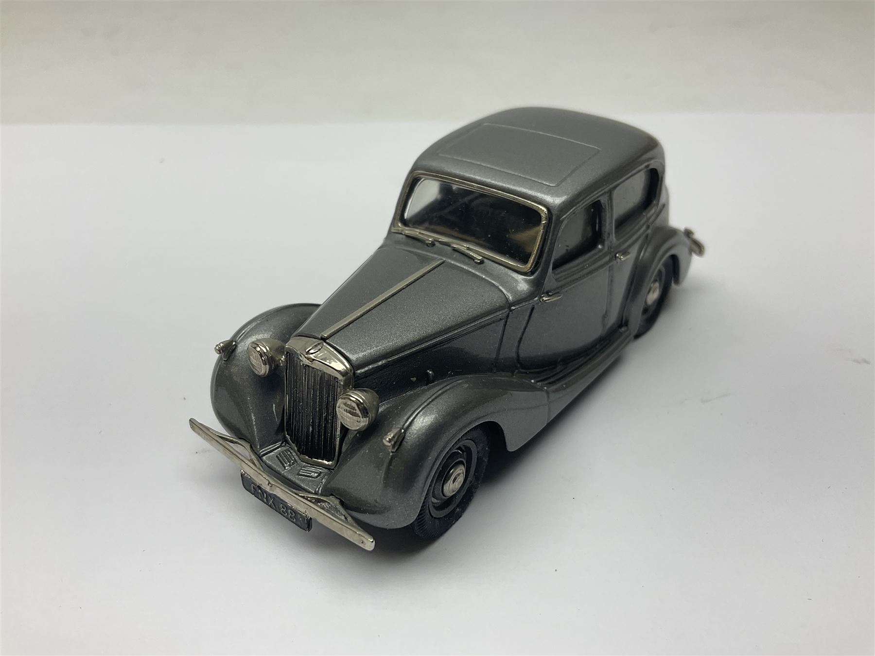 Three Lansdowne Models 1:43 scale models - 1965 Humber Sceptre MkII Four Door Saloon; 1970 Hillman Avenger 4-Door De Luxe (Firebrand Red); and 1945 Sunbeam Talbot Ten (Gunmetal Grey); all boxed (3)