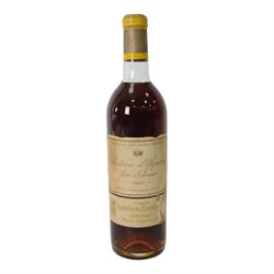 Chateau d' Yquem 1960 Lur- Saluces, unknown contents and proof 