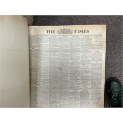 The Times Newspaper; an archive of The Times newspapers bound as four albums, comprising 1936 May & June, 1937 March & April, 1939 July & August 