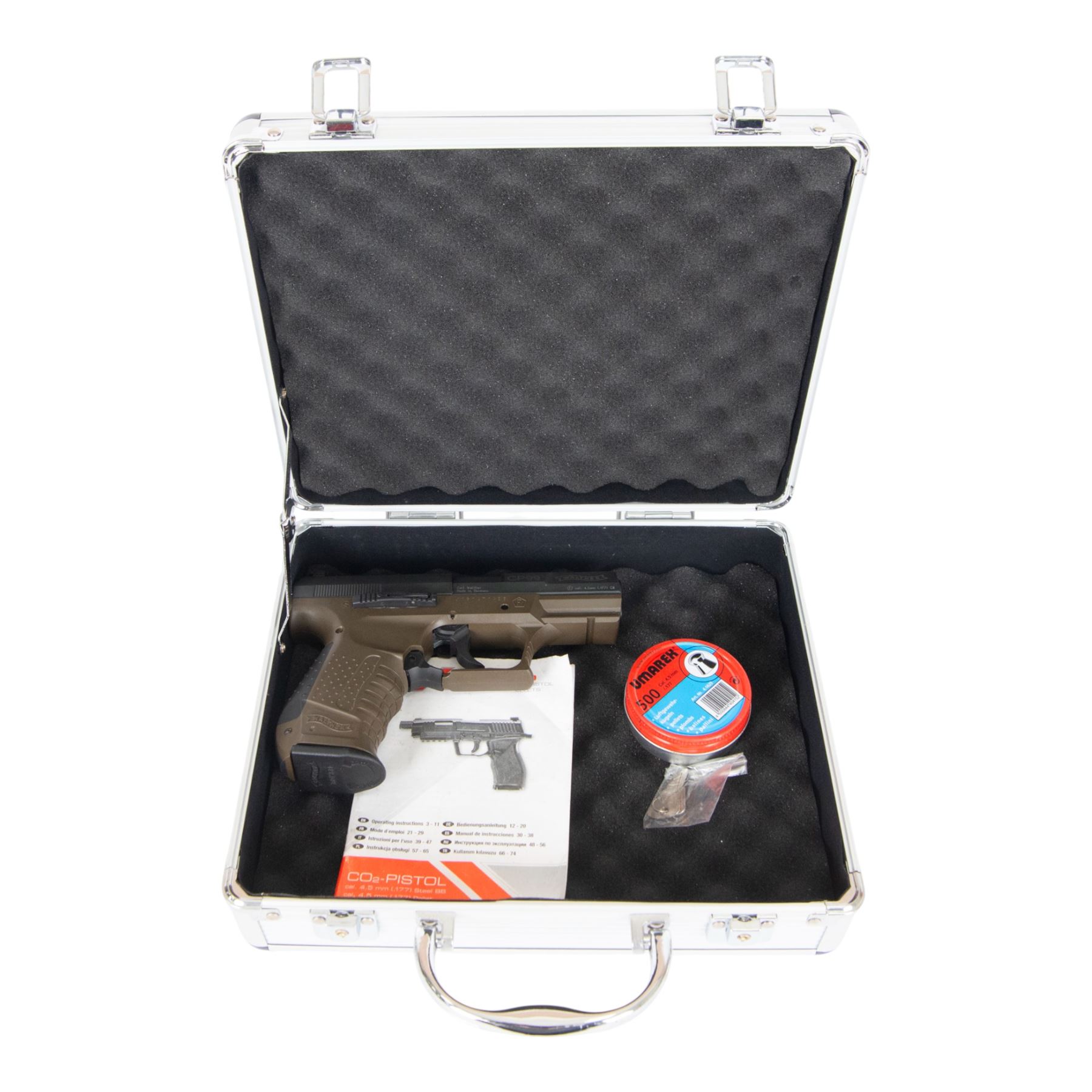 Walther CP99 air pistol,.177 calibre, serial no J161471496, with a hard-shell case  