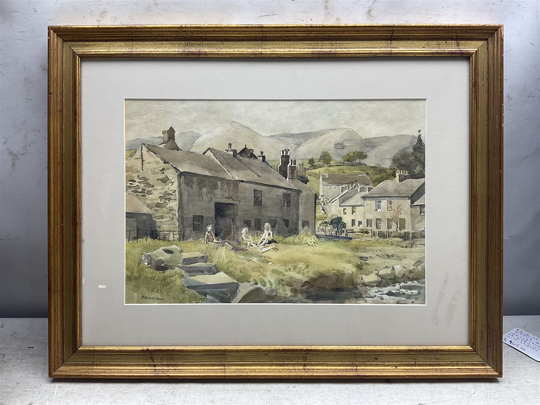 Frank Bradshaw (British 1884-1969): 'Braithwaite near Keswick', watercolour signed, titled verso 24cm x 35cm 