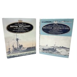 Parkes Oscar: British Battleships. 1990 Leo Cooper; and March Edgar: British Destroyers. 1966; both with dustjacket (2)