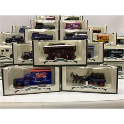 Fifty-nine Lledo Days Gone die-cast models, predominantly advertising/promotional vehicles; all boxed (59)