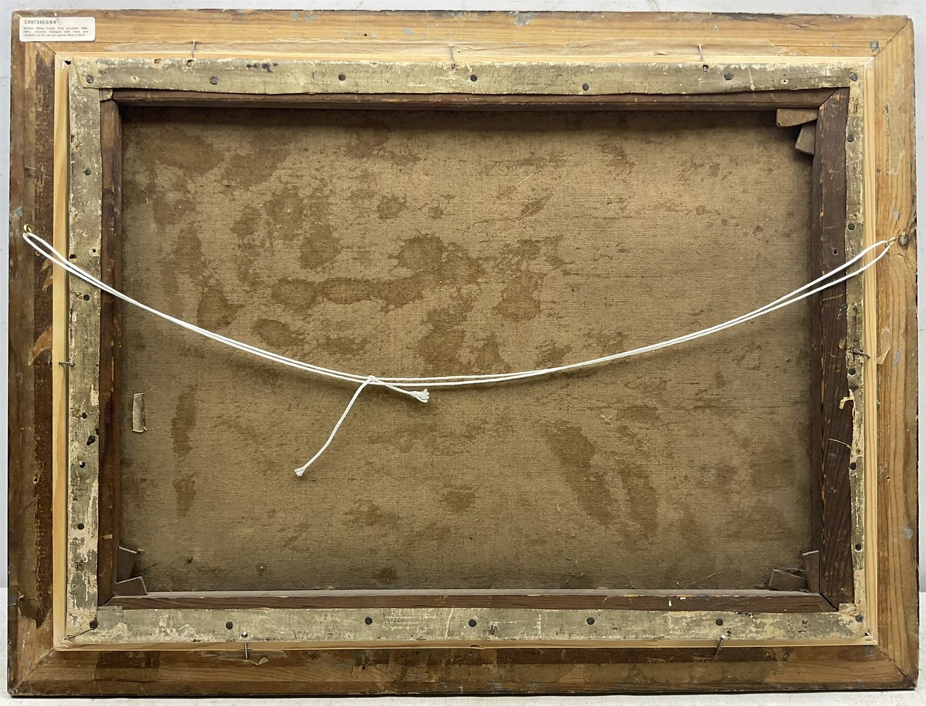 William Miller Frazer RSA (Scottish 1864-1961): Country Cottages with Hens and Children, oil on canvas signed 39cm x 55cm