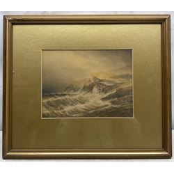 A Smith (British 19th Century): Sea Scenes, pair watercolours signed 19cm x 26cm (2)
