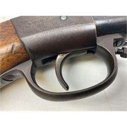 Diana Model 27 .177 air rifle with under lever action and walnut stock L108cm