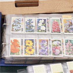 Collection of cigarette and trade card albums, sets and part sets including Raydex 'African Types', Wills 'Famous Picture in 48 sections', Players 'Cricketers 1938', 'Film Stars 1938, etc