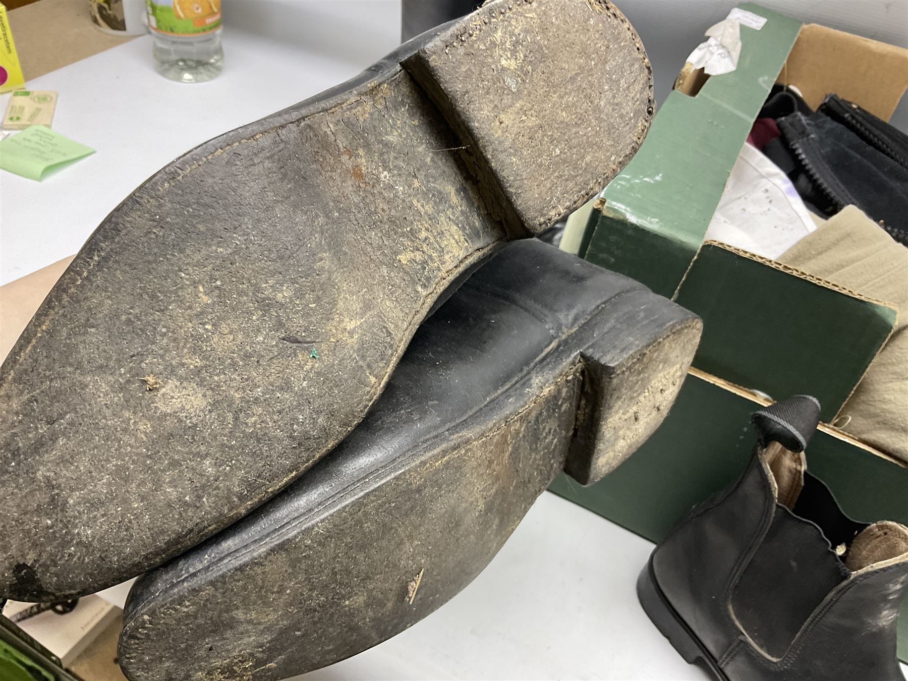 Quantity of horse tack and equipment to include Hauptner electric horse clippers, The Horseman Electric Clippers, bits, bridles, girths, rugs, jodpa boots etc  