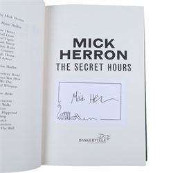 Mick Heron signed first edition novels, to include 'Joe Country' 'Secret Hours' 'Clown Town' and 'Spook Street', together with other signed novels
