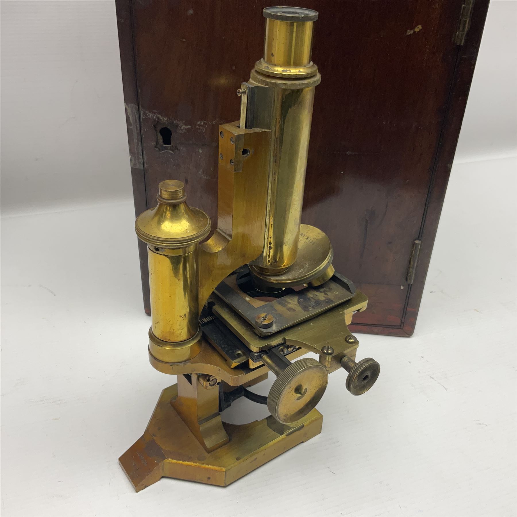 Two R & J Beck microscopes, no 22512 and no 25117, both in original wooden boxes 