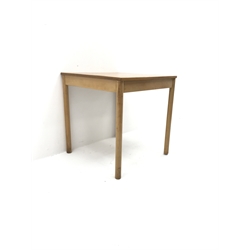 Square elm table, 69cm x 69cm, H72cm
