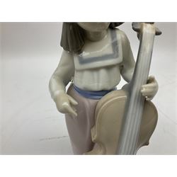 Collection of Nao figures, to include 'Moment with Mummy' no.1429, 'Stories with Grandma' no.1512, 'A Hug of Love' no.1467, together with fourteen further Nao figures and a Cascades clown figure