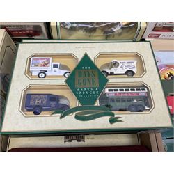 Lledo Railway Express Parcel Van of the 1930's sets, British Army Collection 1939, Exchange & Mart, Days Gone box sets and others in two boxes (37)