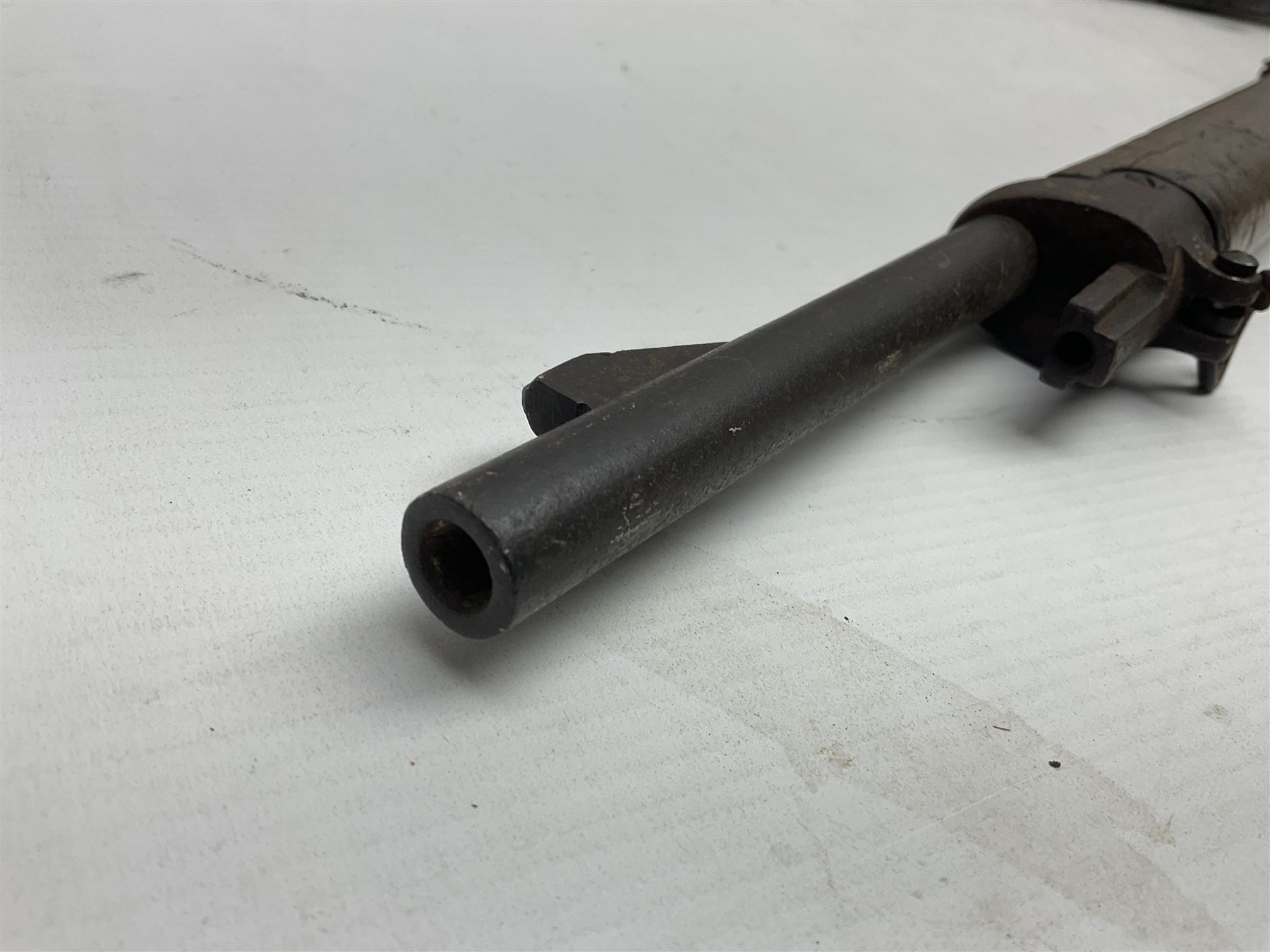 RFD ONLY AS NOT NITRO OR BLACK POWDER PROOFED - two late 19th century Martini Henry .303 carbines in poor condition for spares or repair, no visible numbers (2)