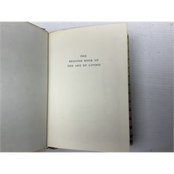 Twenty one volumes of Charles Dickens,  by The Home Library Book company, together with The Readers Digest bedside book of the art of living 