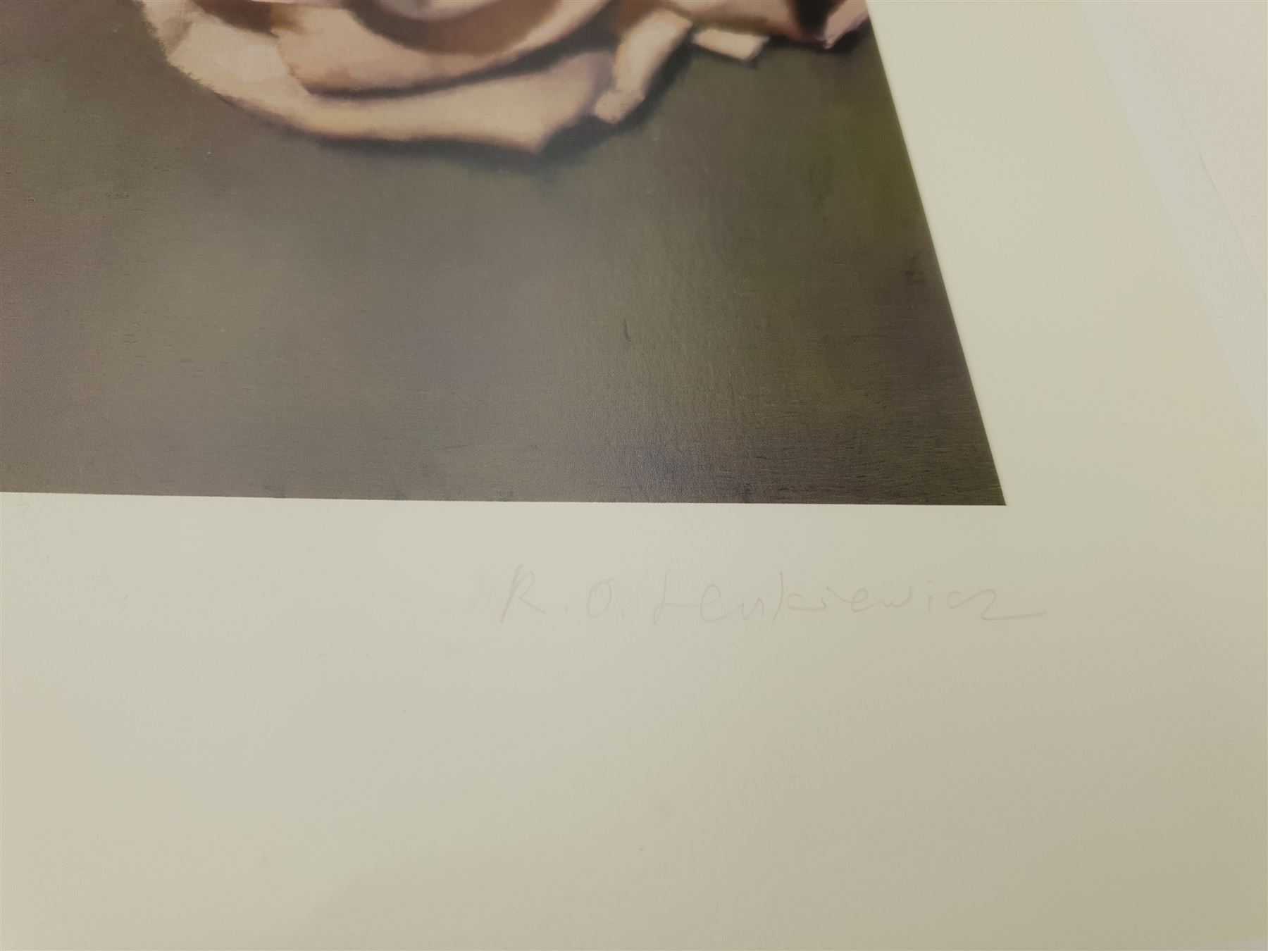 Robert Oscar Lenkiewicz (British 1941-2002): 'Painter with Esther - Aristotle/Phylis Theme - Project 18', limited edition colour print signed titled and numbered 182/275 in pencil 74cm x 61cm with full margins (unframed)