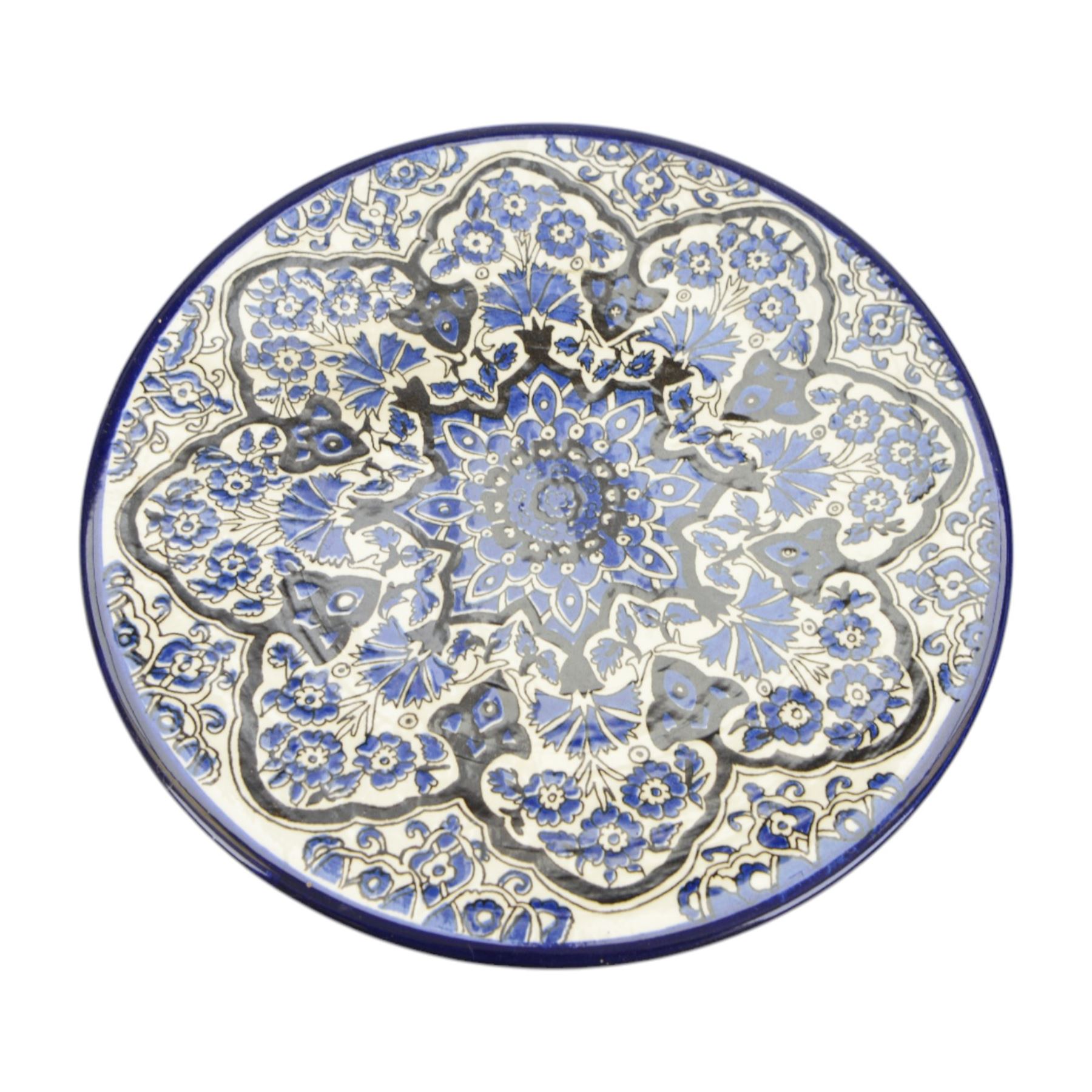 Collection of Ceramika Artystyczna Boleslawiec ceramics and similar Polish ceramics, including cheese dome in the form of a lady, chopping board, fruit bowl and figural candlestick