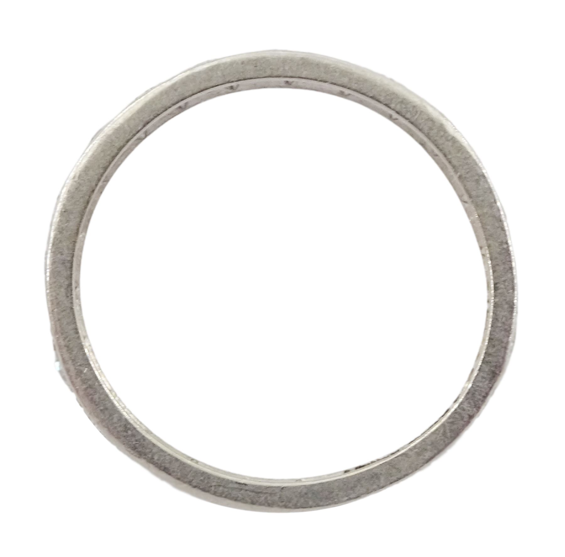 Platinum channel set diamond full eternity ring