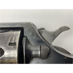 Deactivated Colt Official Police 38-200 six-shot revolver, the 13cm(5