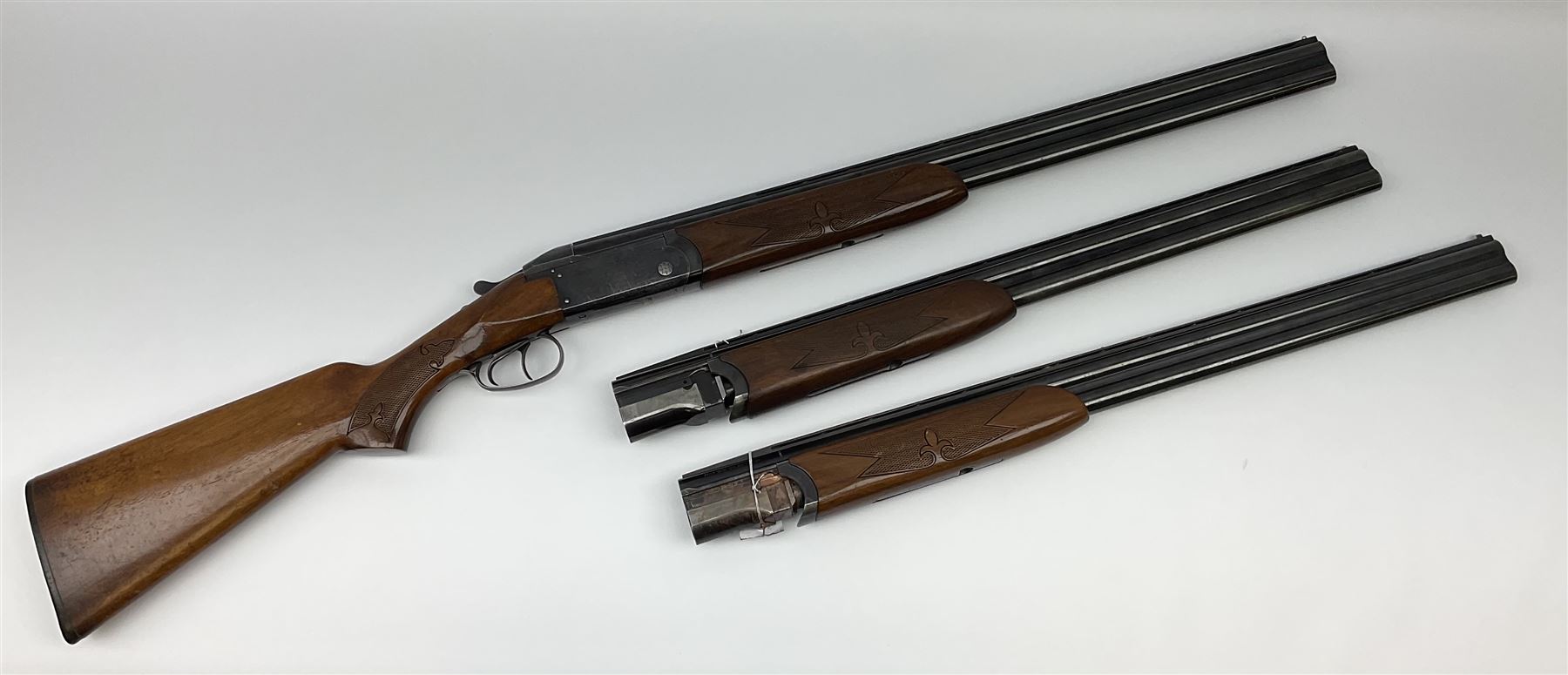 Finnish Valmet 12-bore over-and-under double barrel boxlock non-ejector sporting gun with 2.75