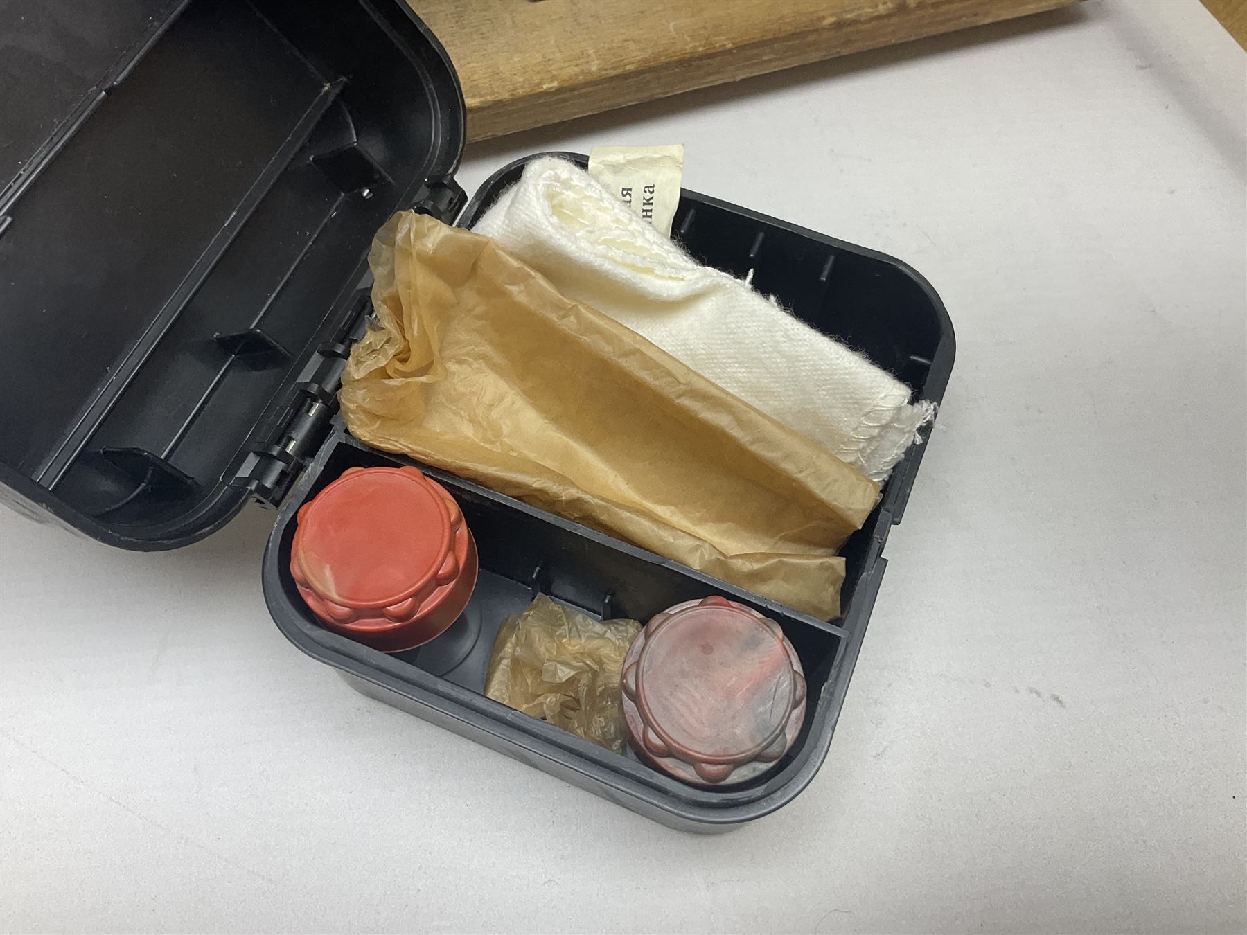 Four microscopes, comprising Nomo Biolam, RCS Zoo Lab 240, R Beck no 13756 and one other