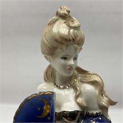 Coalport limited edition Millennium Ball figure, Moon, no 727/2500, boxed with certificate