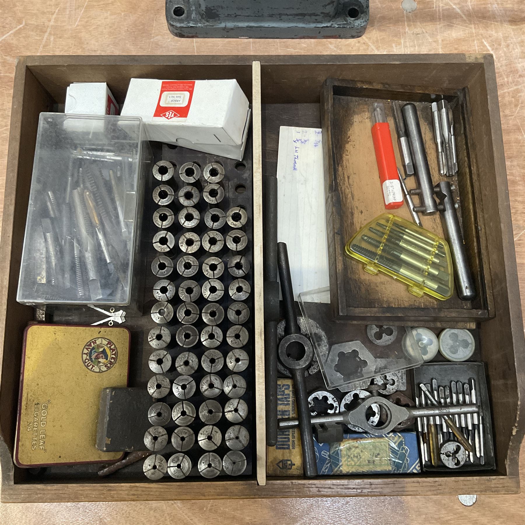 WM precision lathe with Thompson Houston electric motor together with Alfred Herbert die head and bits - THIS LOT IS TO BE COLLECTED BY APPOINTMENT FROM DUGGLEBY STORAGE, GREAT HILL, EASTFIELD, SCARBOROUGH, YO11 3TX