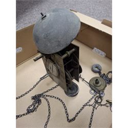 Two skeleton clock movements, tavern clock movement, and further clock movements, all for restoration 