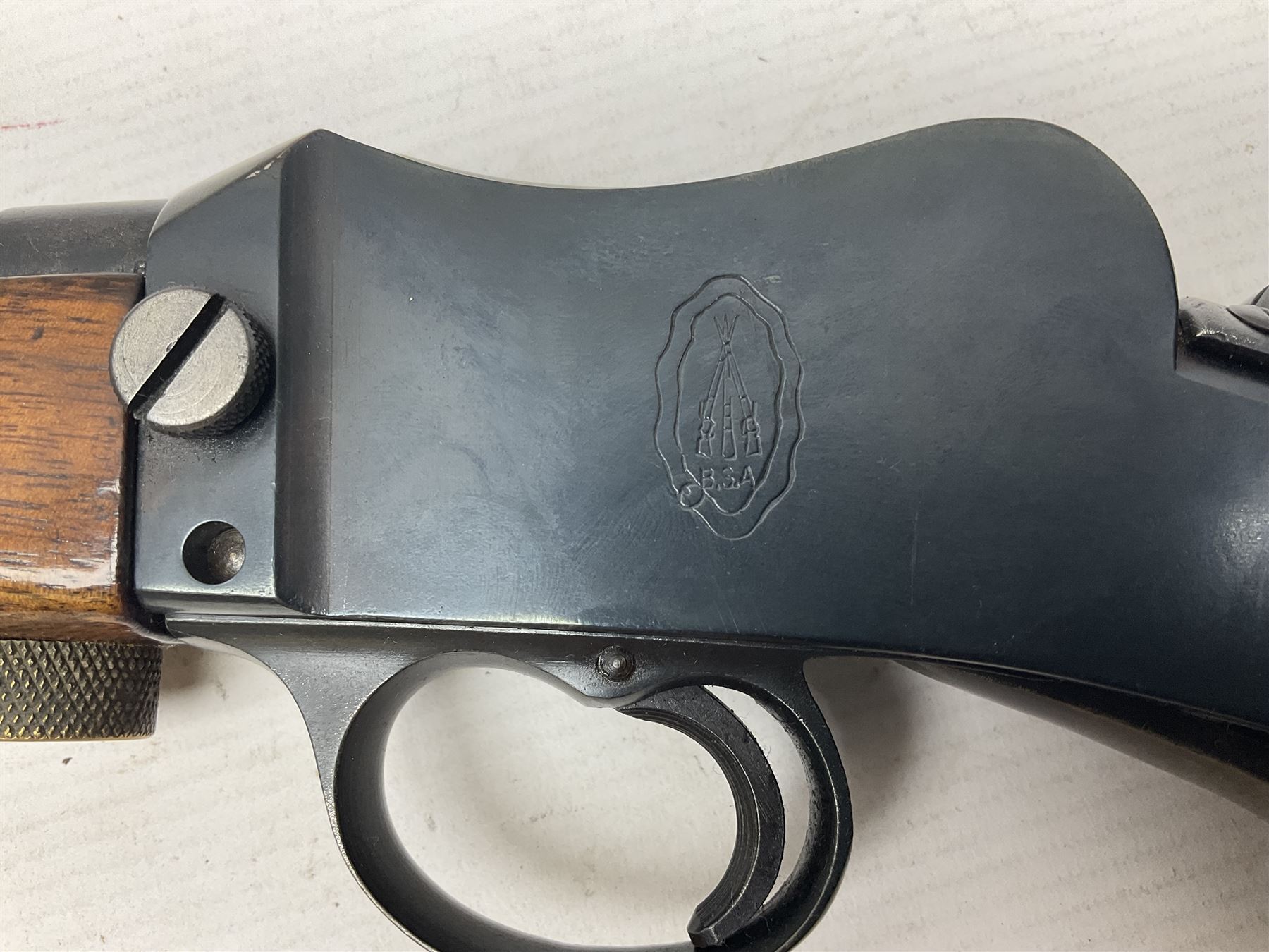 FIREARMS CERTIFICATE REQUIRED - BSA .22 LR rifle with Martini take-down action, 63.5cm(25
