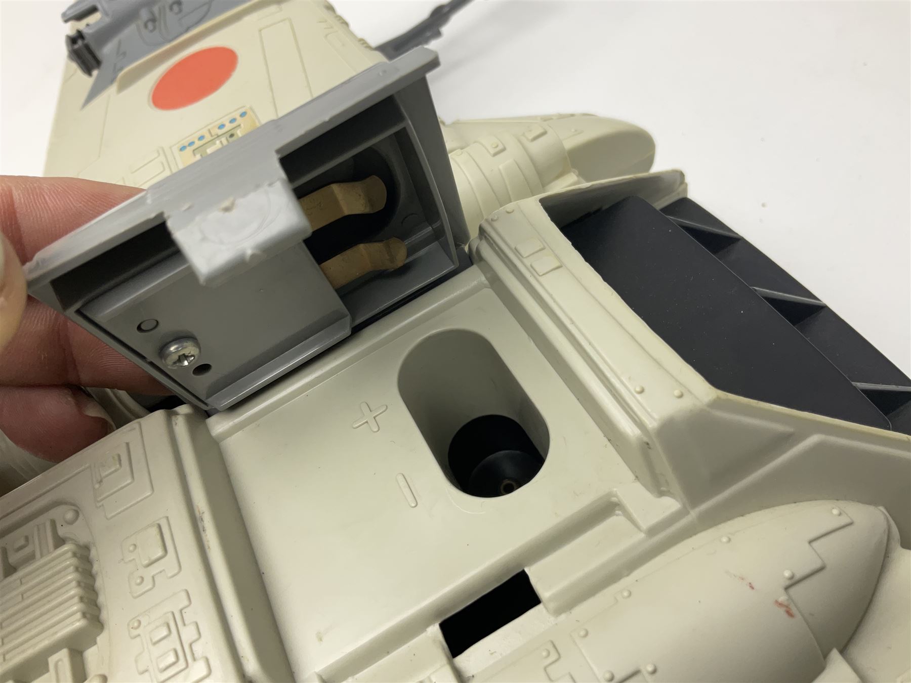 Star Wars - three space vehicles comprising B-Wing fighter and large Millenium Falcon space ship; both with instructions; and Boba Fett Slave 1; all unboxed (3)