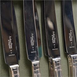 Arthur Price canteen of silver plated Kings pattern cutlery for twelve covers with additions 
