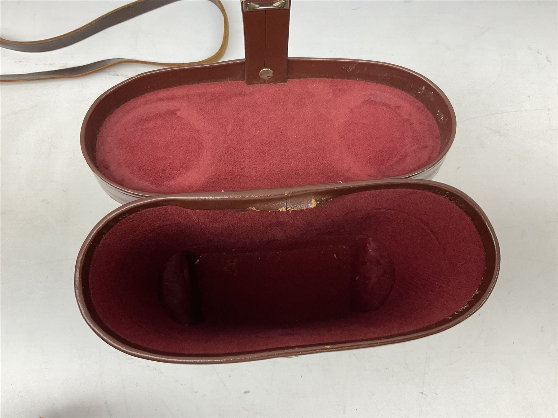 Carl Zeiss Jena Jenautic 7 x 50 binoculars, serial no. 4832985, together with a further Ross London 12 x 40 pair, both with cases