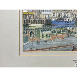 Les Pearson (British 1923-2010): Bridlington Harbour, watercolour signed and dated '99, 24cm x 34cm