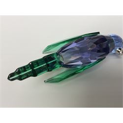 Fourteen Swarovski Crystal bird figures, to include toucan, mandarin duck, swans, parrot, cranes etc 