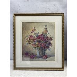 John Porter Wale (British 1860-1920): Flowers in Bloom, two still life watercolours signed max 30cm x 19cm (2)