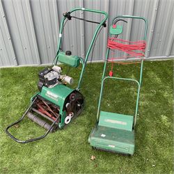 Spares or repairs, Qualcast Classic Petrol 35s lawnmower and Qualcast electric raker - THIS LOT IS TO BE COLLECTED BY APPOINTMENT FROM DUGGLEBY STORAGE, GREAT HILL, EASTFIELD, SCARBOROUGH, YO11 3TX