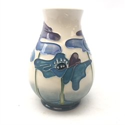  Moorcroft Blue Heaven pattern vase, designed by Nicola Slaney, H10cm   