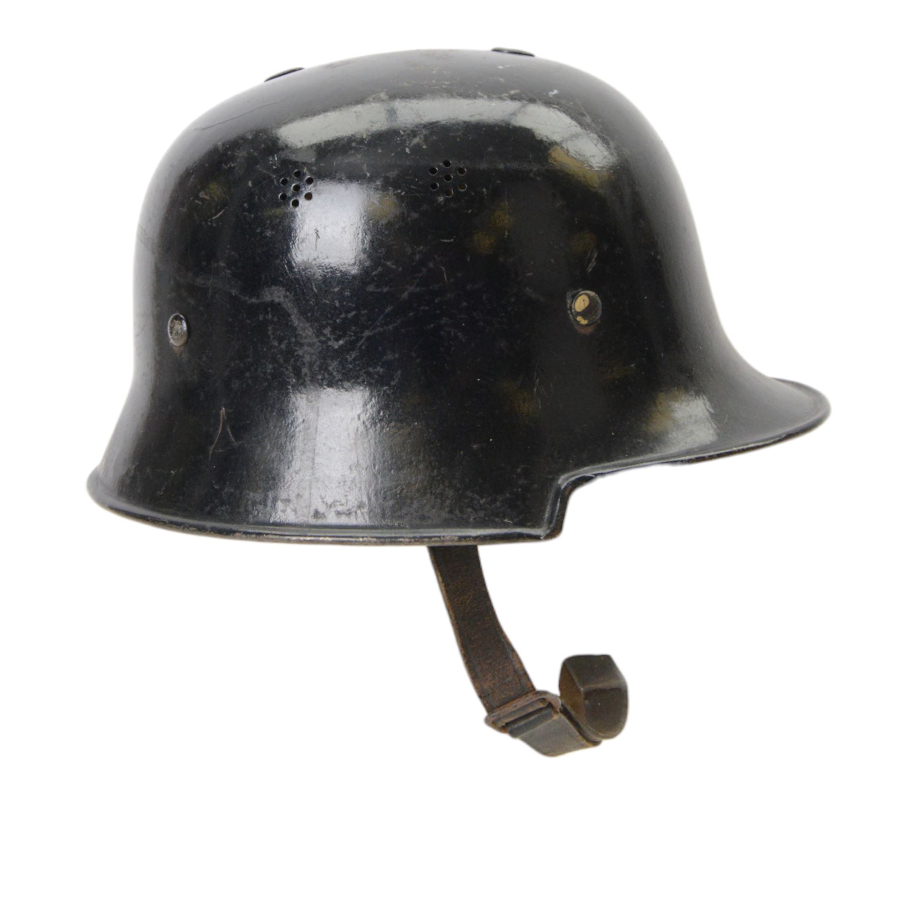 Third Reich M34 German fire helmet, with NSKK decal, complete with lining and chinstrap

