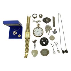 9ct gold 'Grandma' necklace and 'Special