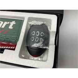 Corgi Eddie Stobart - three limited edition lorries; CC12936 Sight & Sounds Scania Topline Curtainside Trailer; CC13812 Hauliers of Renown Mercedes-Benz Actros Curtainside Knauf; and CC13405 MAN TGA XL Step Frame Curtainside Trailer; all boxed (3)