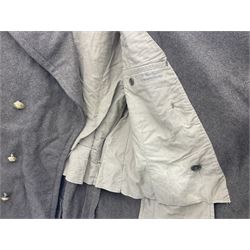 French Gendarmerie greatcoat, bears label for 'Maitre-Tailleur F.M. Barronnier 52 Chaumont 13 Rue Ferrer'; and French greatcoat (Indochine Period Vietnam 1947/1953)