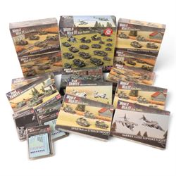 Collection of Battlefront Miniatures World War III Team Yankee 'British' models, comprisin...