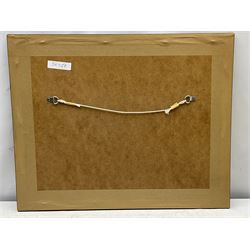 George Richard Lane Fox (1st Baron Bingley) (British 1870-1947): 'The Lake at Wothersome', watercolour unsigned, labelled verso 13cm x 22cm; Joan Ridout (British 20th century): 'Thorn Trees on Dartmouth', watercolour signed 22cm x 32cm; English School (20th century): Tree Landscape, watercolour signed with monogram 25cm x 35cm (3)